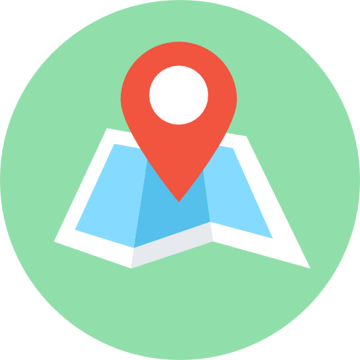 A logo of Google Maps.